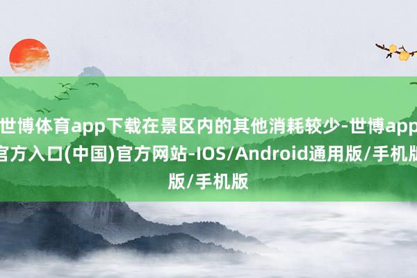 世博体育app下载在景区内的其他消耗较少-世博app官方入口(中国)官方网站-IOS/Android通用版/手机版