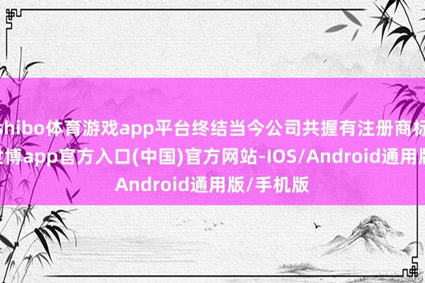 shibo体育游戏app平台终结当今公司共握有注册商标264件-世博app官方入口(中国)官方网站-IOS/Android通用版/手机版